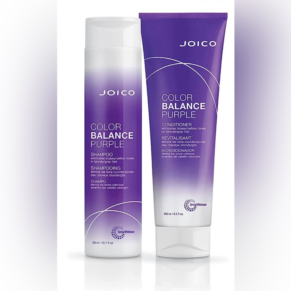 Joico Color Balance Purple Shampoo & Conditioner Set - Cool Blonde or Gray Hair